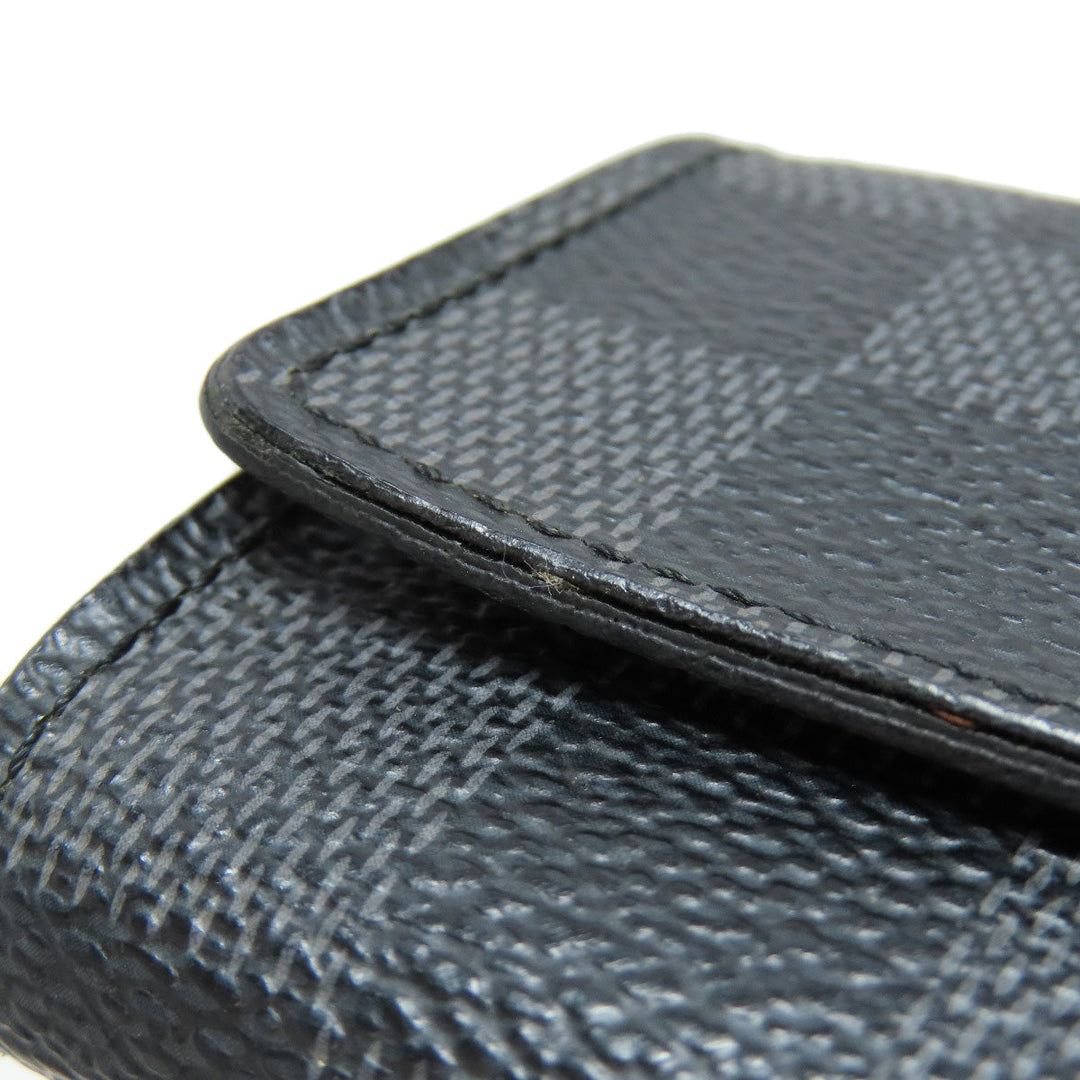 LOUIS VUITTON Key case Key holder  N62662 Damier canvas gray Multicles6 mens Used Authentic
