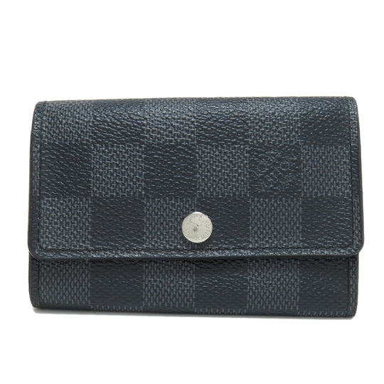 LOUIS VUITTON Key case Key holder  N62662 Damier canvas gray Multicles6 mens Used Authentic