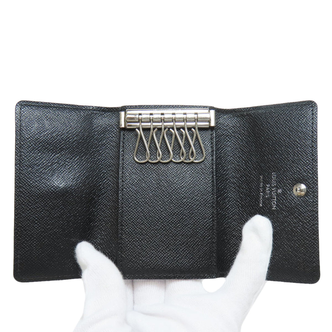 LOUIS VUITTON Key case Key holder  N62662 Damier canvas gray Multicles6 mens Used Authentic