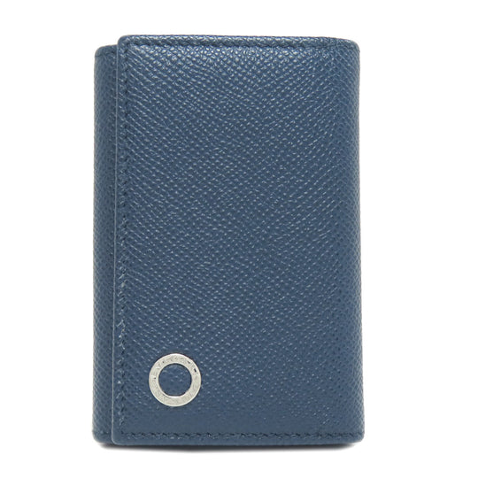 BVLGARI Key case Key holder  leather Navy Bulgari Bulgari