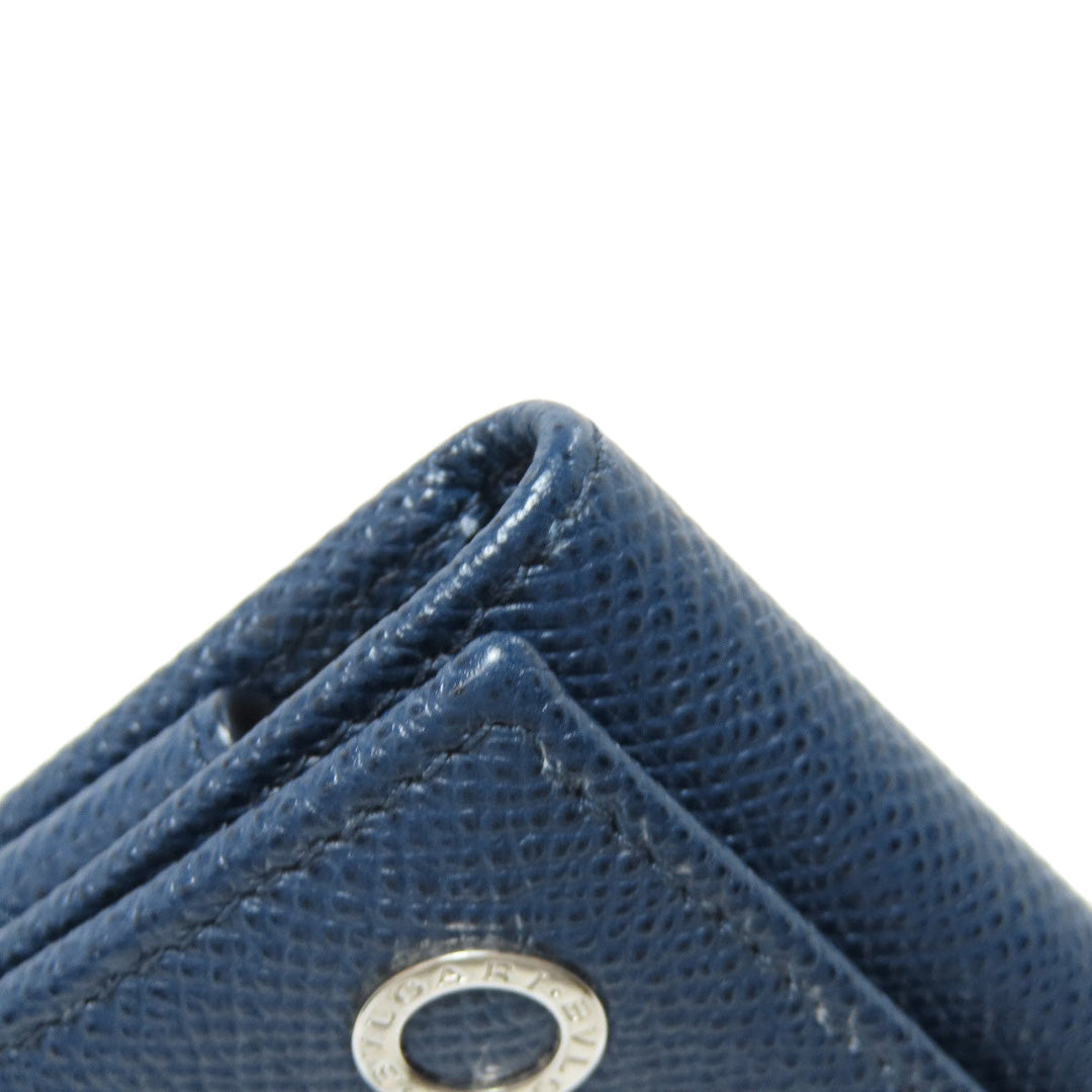 BVLGARI Key case Key holder  leather Navy Bulgari Bulgari