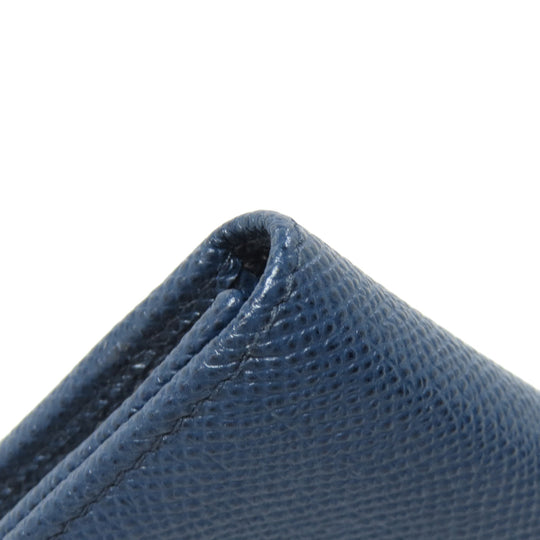 BVLGARI Key case Key holder  leather Navy Bulgari Bulgari