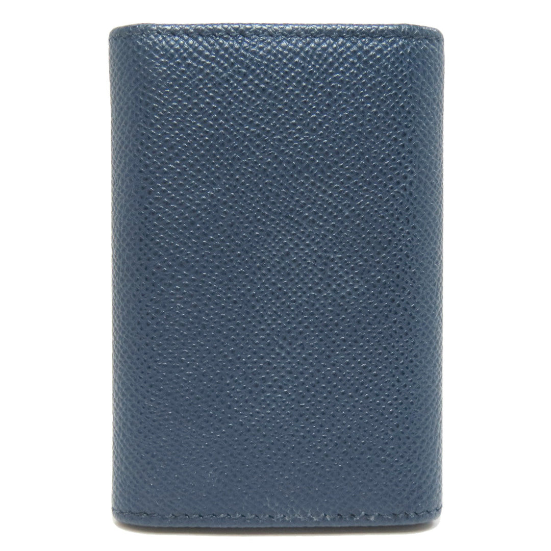 BVLGARI Key case Key holder  leather Navy Bulgari Bulgari