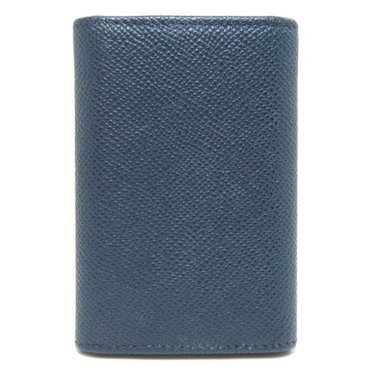 BVLGARI Key case Key holder  leather Navy Bulgari Bulgari