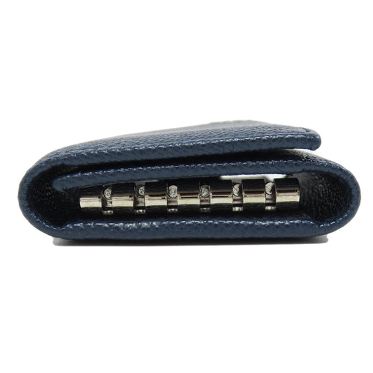BVLGARI Key case Key holder  leather Navy Bulgari Bulgari