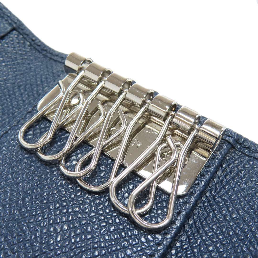 BVLGARI Key case Key holder  leather Navy Bulgari Bulgari