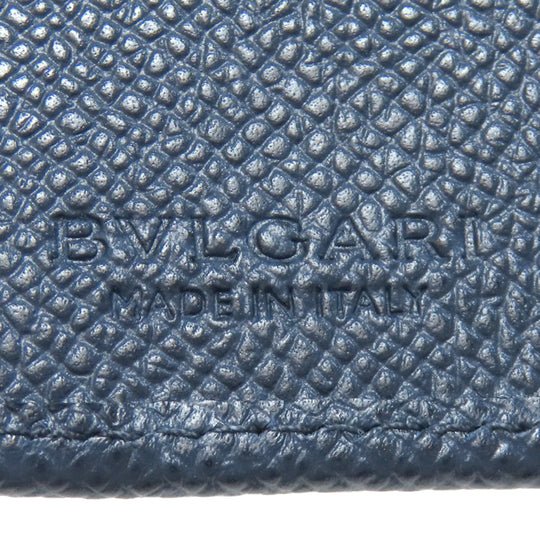 BVLGARI Key case Key holder  leather Navy Bulgari Bulgari