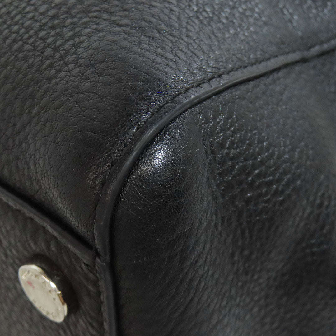 MICHAEL KORS Handbag leather black Mini Boston 2WAY