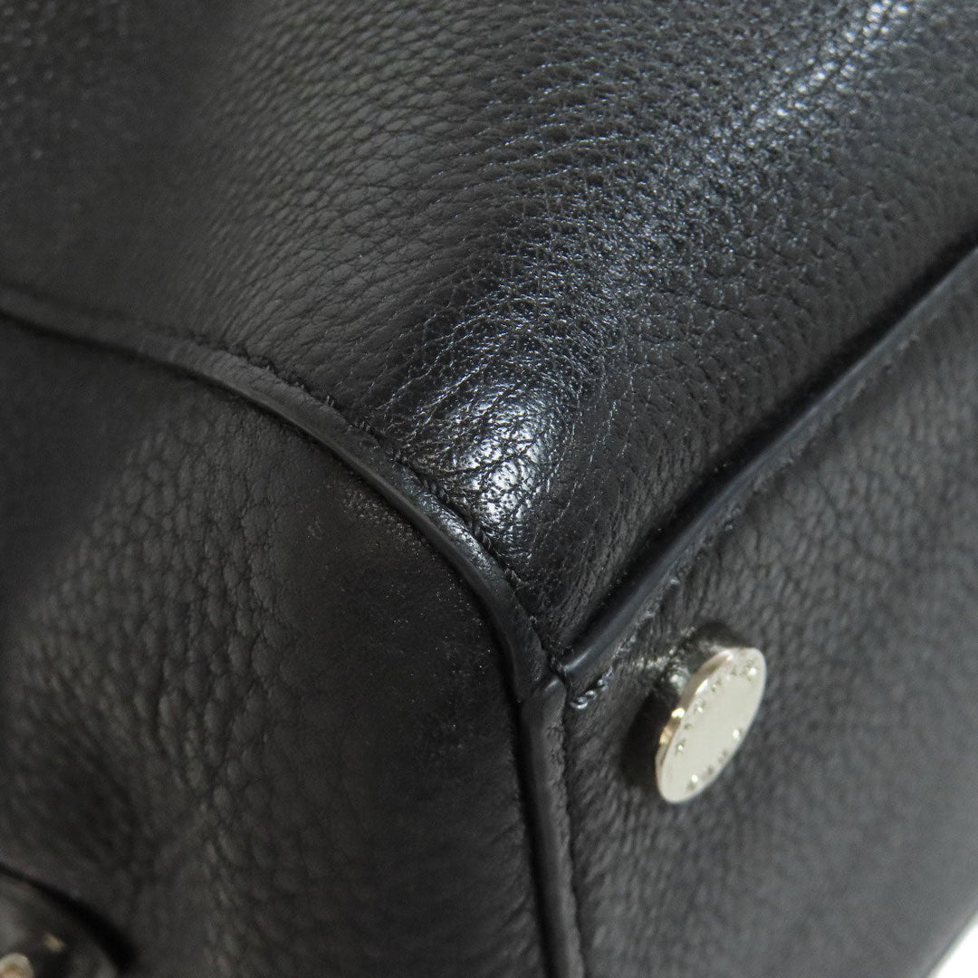 MICHAEL KORS Handbag leather black Mini Boston 2WAY