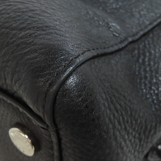 MICHAEL KORS Handbag leather black Mini Boston 2WAY