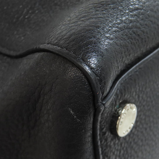 MICHAEL KORS Handbag leather black Mini Boston 2WAY