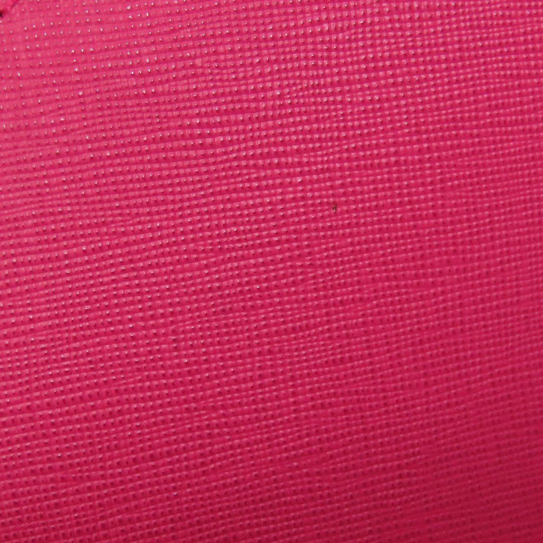 MCM Tote Bag leather pink logo 2WAY Women Used Authentic