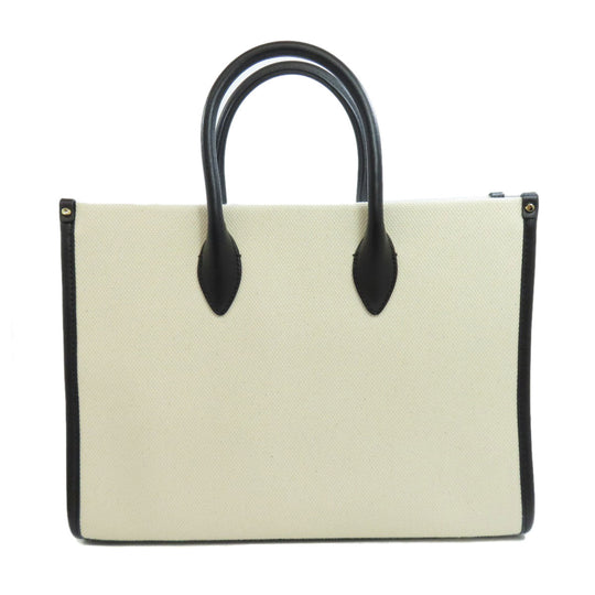 MICHAEL KORS Tote Bag canvas black 2WAY Women Used Authentic