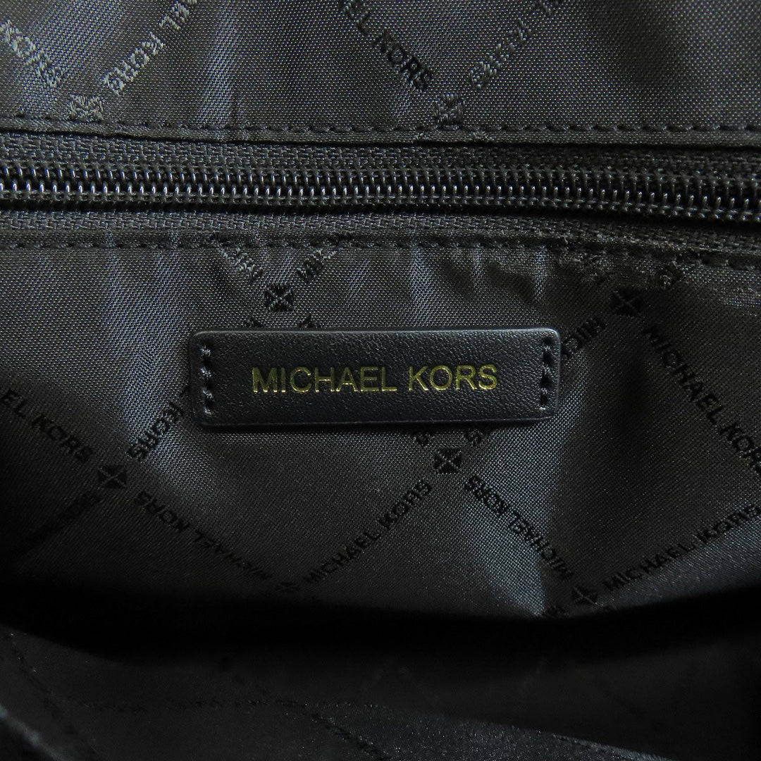 MICHAEL KORS Tote Bag canvas black 2WAY Women Used Authentic
