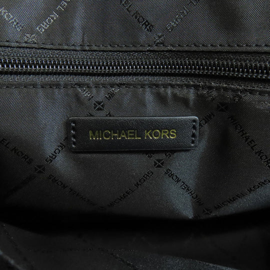 MICHAEL KORS Tote Bag canvas black 2WAY Women Used Authentic