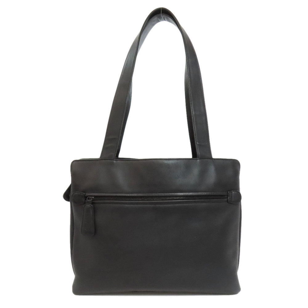 CHANEL Tote Bag Calfskin black COCO Mark Women Used Authentic