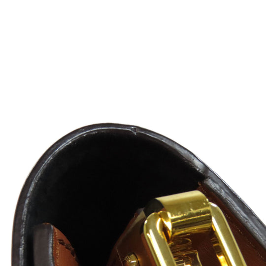 LOUIS VUITTON Shoulder Bag M45959 Monogram reverse Brown Daufine MINI Women Used Authentic