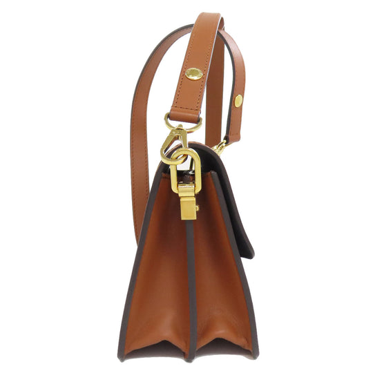 LOUIS VUITTON Shoulder Bag M45959 Monogram reverse Brown Daufine MINI Women Used Authentic