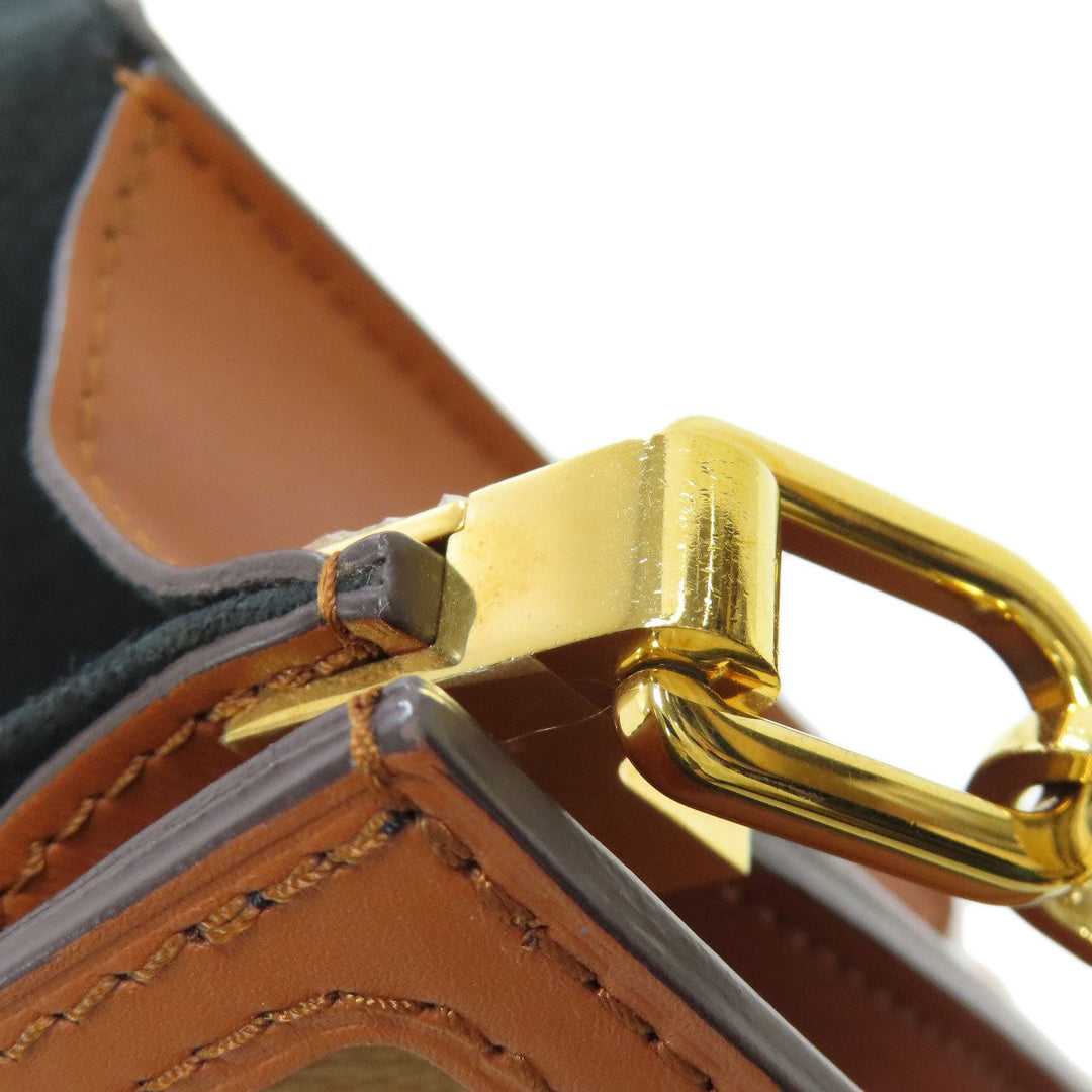 LOUIS VUITTON Shoulder Bag M45959 Monogram reverse Brown Daufine MINI Women Used Authentic