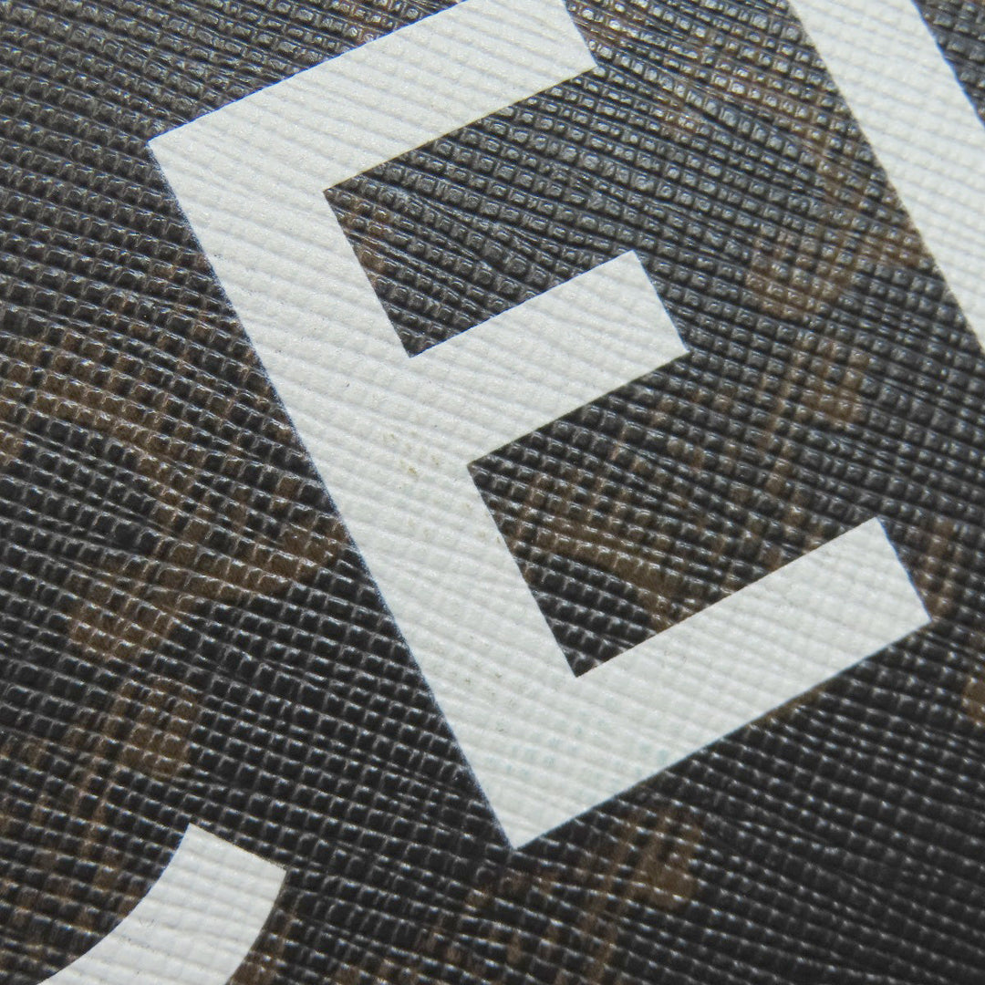 CELINE Tote Bag PVC Brown Vertical Hippo Triomphe