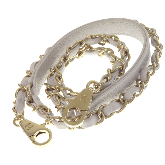 CHANEL Handbag Grained Calfskin Skin gray Coco Handle 2WAY Gold Metal