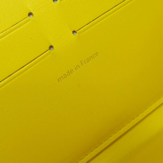 LOUIS VUITTON Long Wallet Purse M81890 Taurillon Clemence Leather white Portefeuille Capucines collaboration with Yayoi Kusama Women Used Authentic