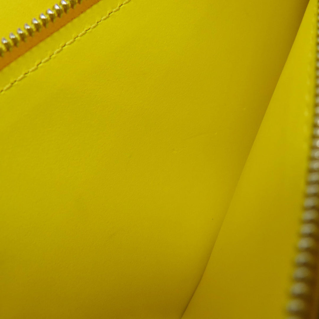 LOUIS VUITTON Long Wallet Purse M81890 Taurillon Clemence Leather white Portefeuille Capucines collaboration with Yayoi Kusama Women Used Authentic