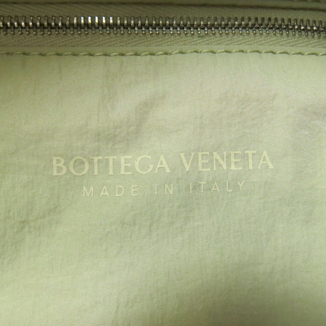 BOTTEGAVENETA Sling bag Nylon beige Bolsa Women Used Authentic