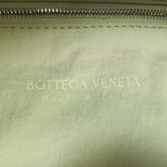 BOTTEGAVENETA Sling bag Nylon beige Bolsa Women Used Authentic