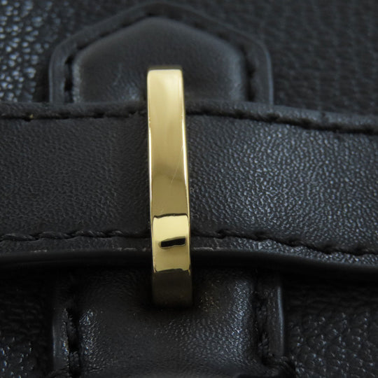 MICHAEL KORS Handbag leather black Hamilton Satchel Small 2WAY Women Used Authentic