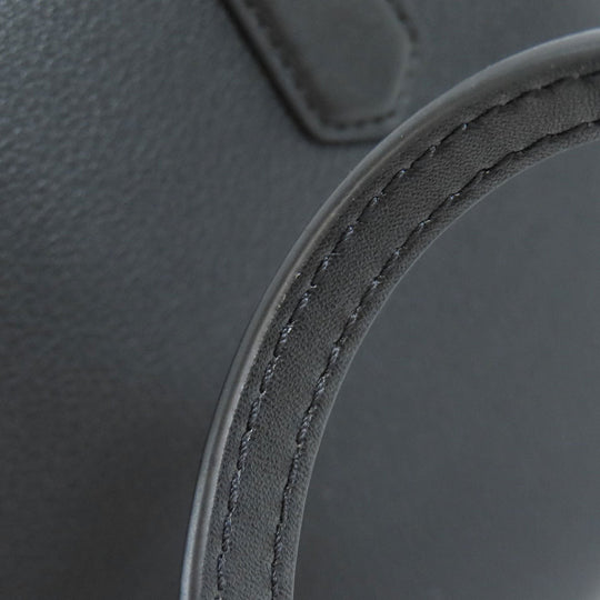 MICHAEL KORS Handbag leather black Hamilton Satchel Small 2WAY Women Used Authentic