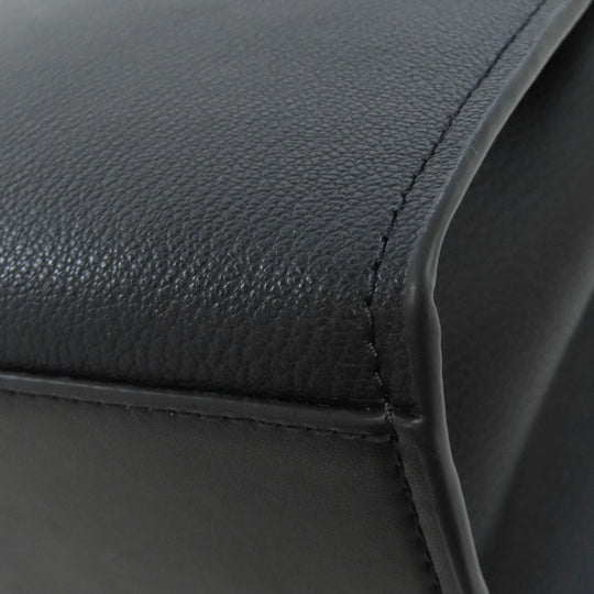 MICHAEL KORS Handbag leather black Hamilton Satchel Small 2WAY Women Used Authentic