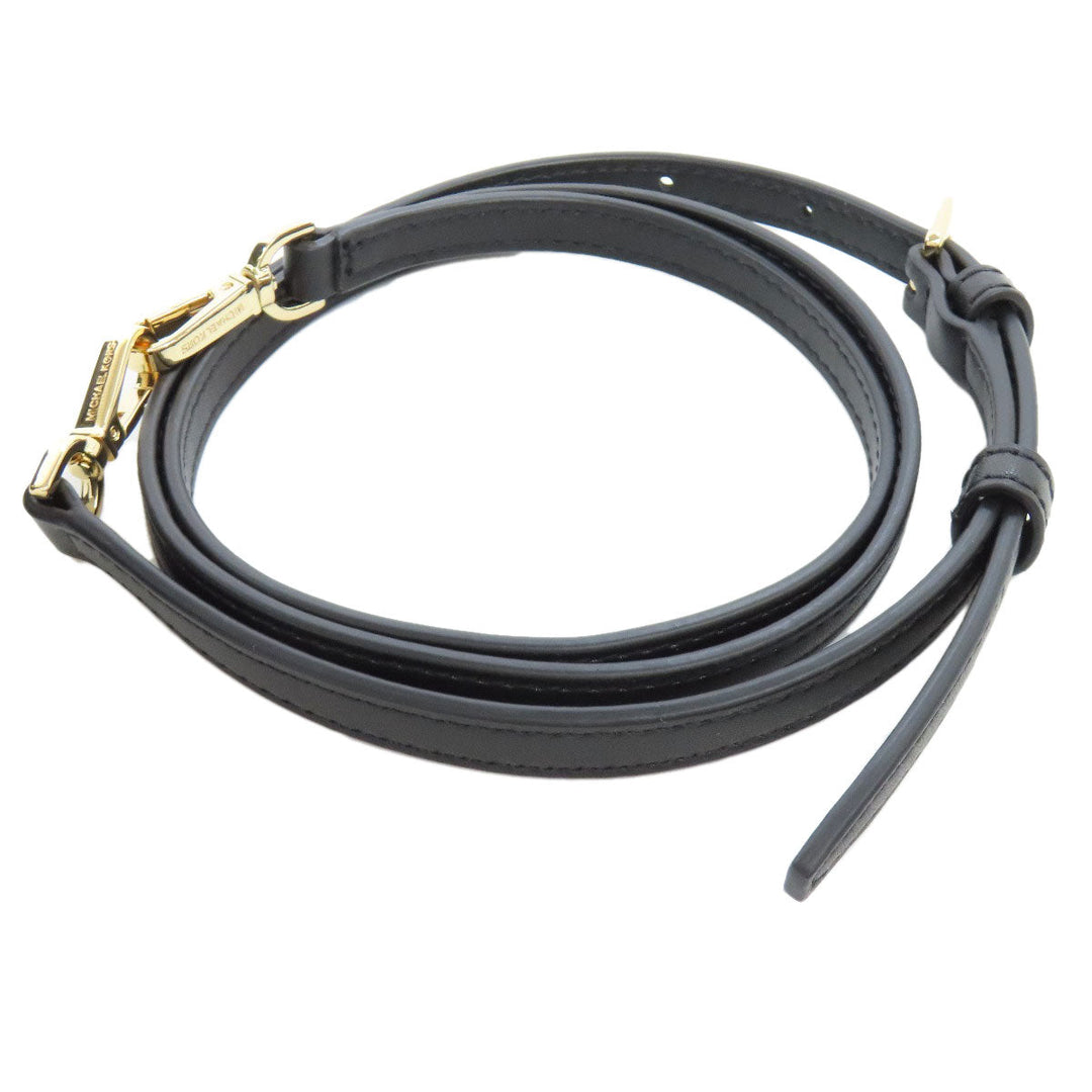 MICHAEL KORS Handbag leather black Hamilton Satchel Small 2WAY Women Used Authentic