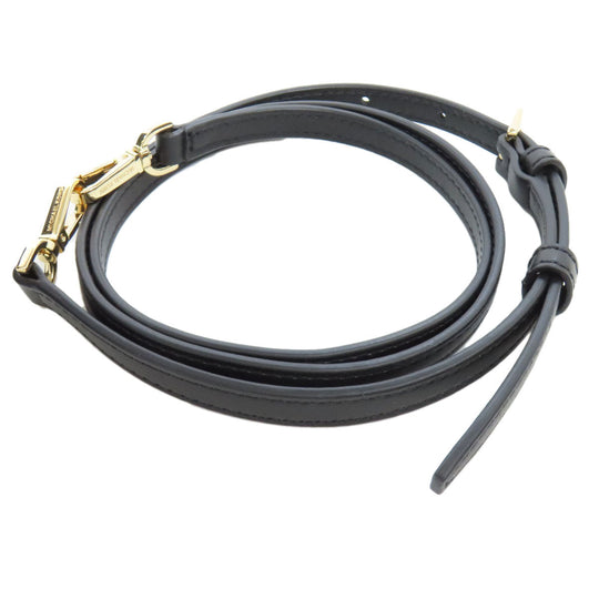 MICHAEL KORS Handbag leather black Hamilton Satchel Small 2WAY Women Used Authentic