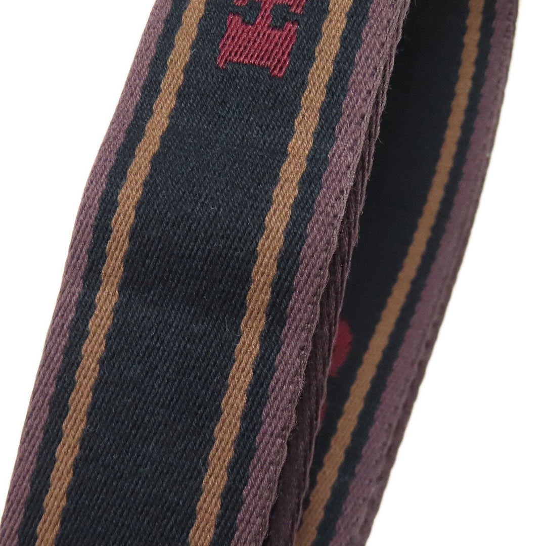 COACH Shoulder Bag CH252 leather black Logan Messenger Women Used Authentic