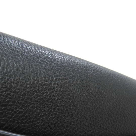 COACH Shoulder Bag CH252 leather black Logan Messenger Women Used Authentic