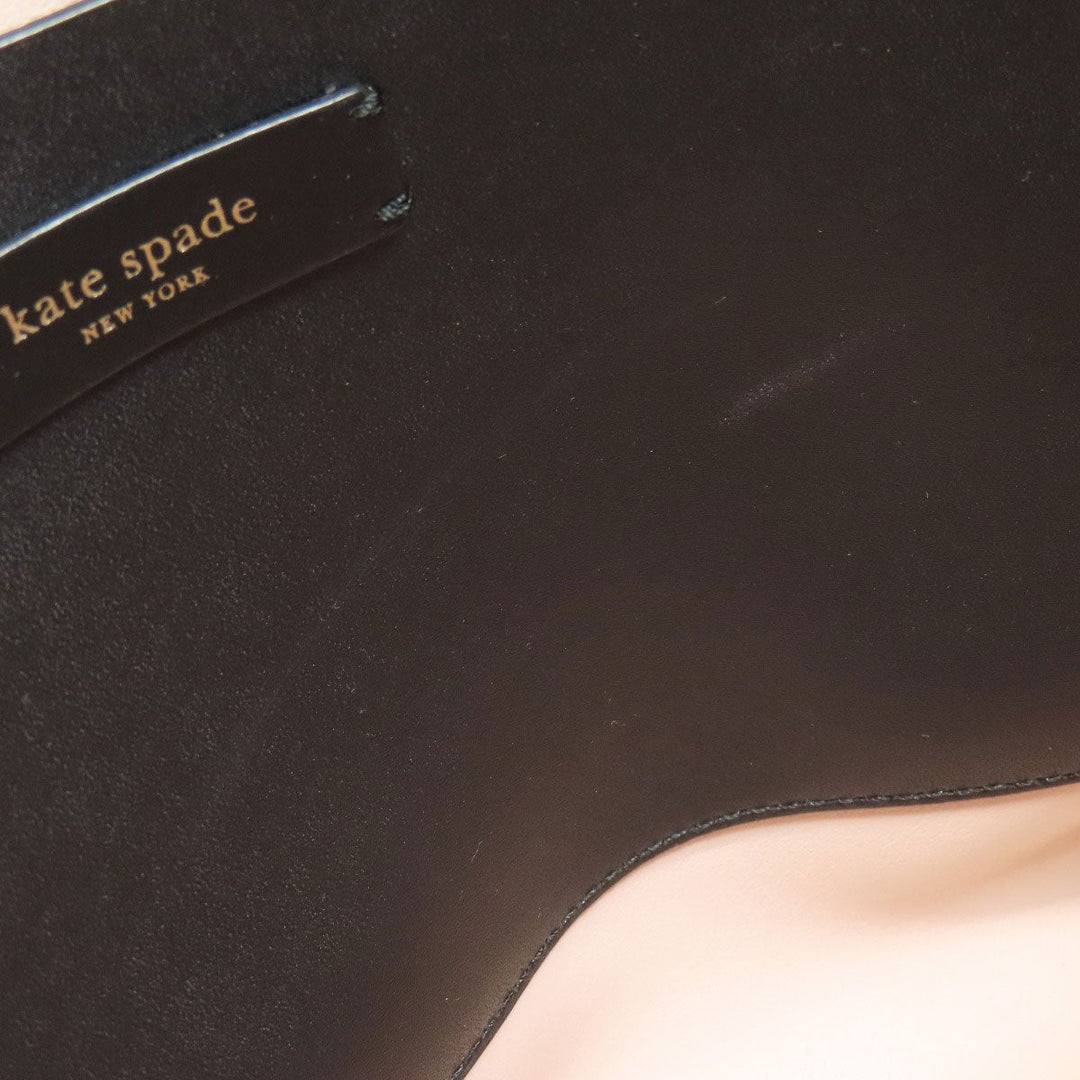 Kate Spade Tote Bag leather black 2WAY Women Used Authentic