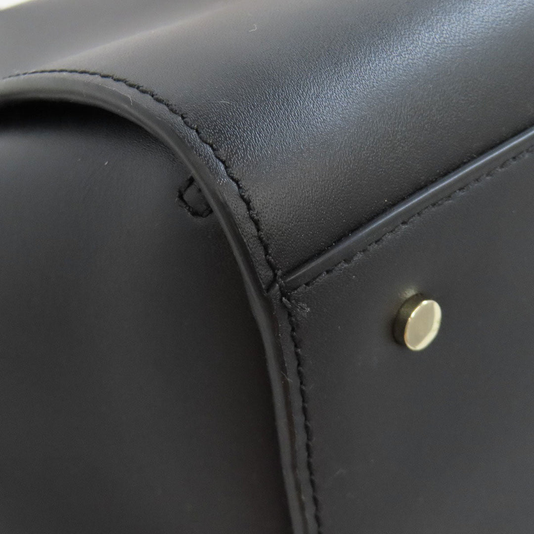 Kate Spade Tote Bag leather black 2WAY Women Used Authentic