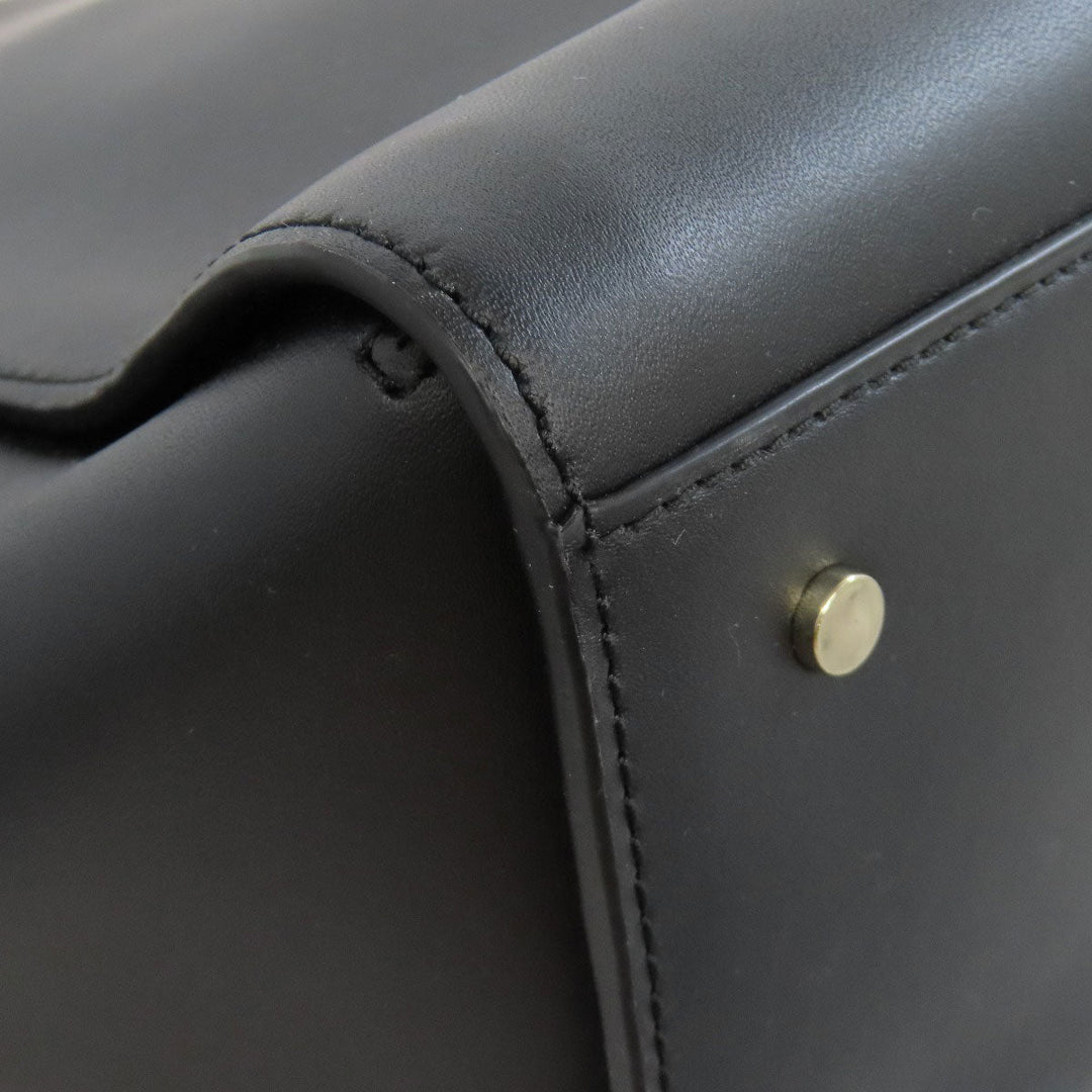 Kate Spade Tote Bag leather black 2WAY Women Used Authentic