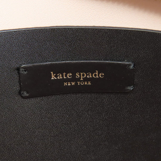 Kate Spade Tote Bag leather black 2WAY Women Used Authentic