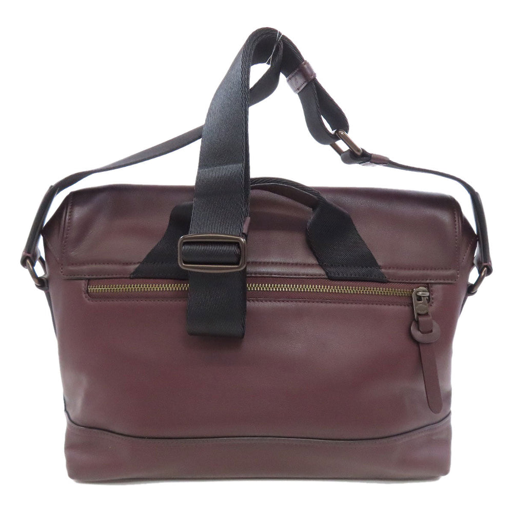 COACH Handbag 37954 leather Red Rivington Bike Bag 2WAY Women Used Authentic