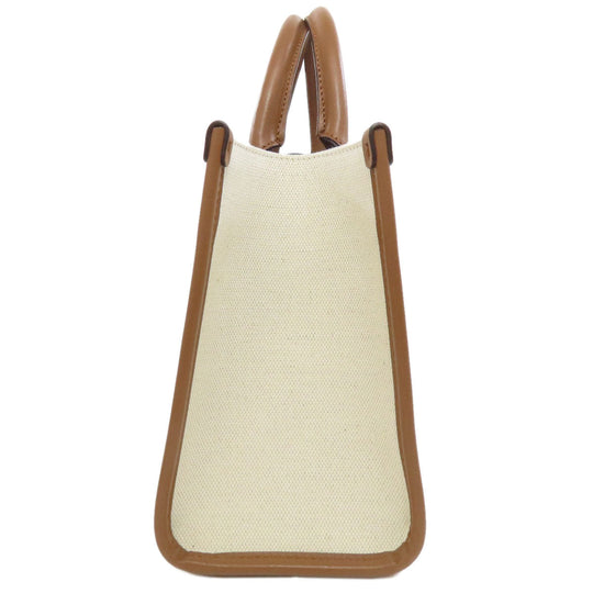 JIMMY CHOO Handbag canvas white 2WAY