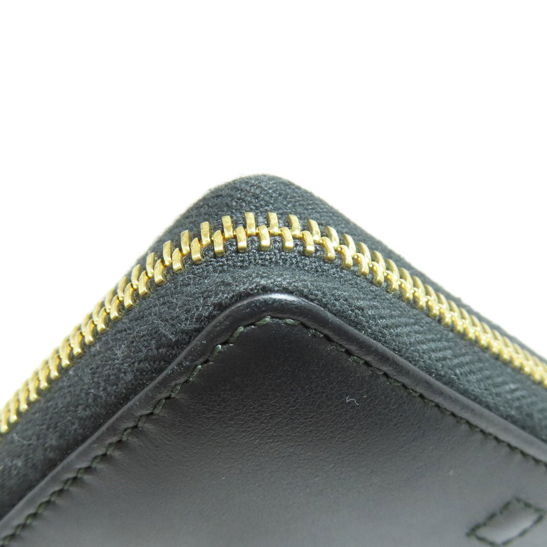 GUCCI Long Wallet Purse 453393 leather black Jumbo GG Women Used Authentic