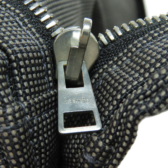 HERMES Backpack canvas gray Her Line add PM Women Used Authentic