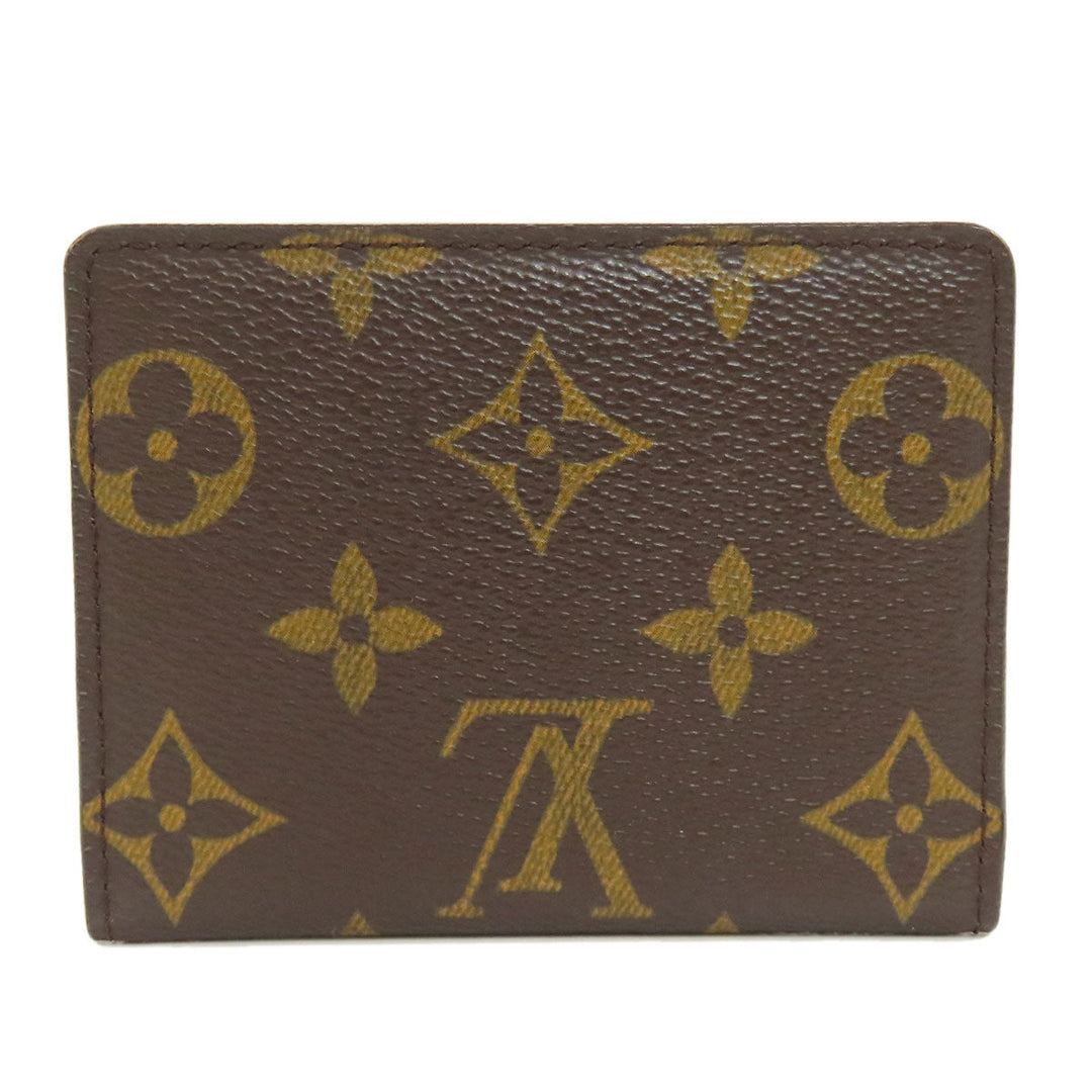 LOUIS VUITTON Coin case M61927 Monogram canvas Brown Ludlow Women Used Authentic