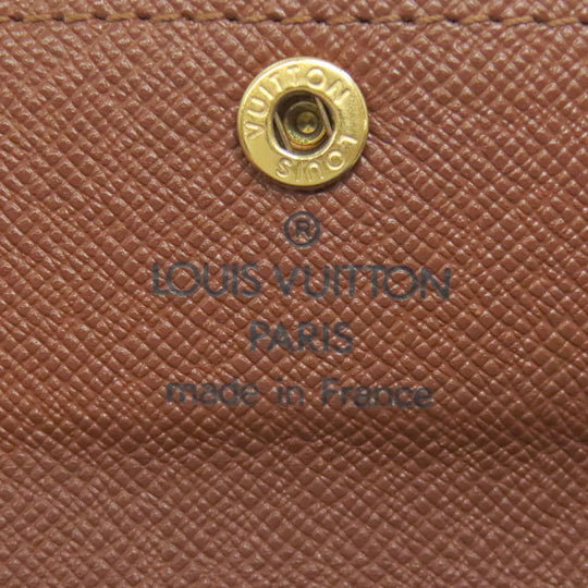 LOUIS VUITTON Coin case M61927 Monogram canvas Brown Ludlow Women Used Authentic