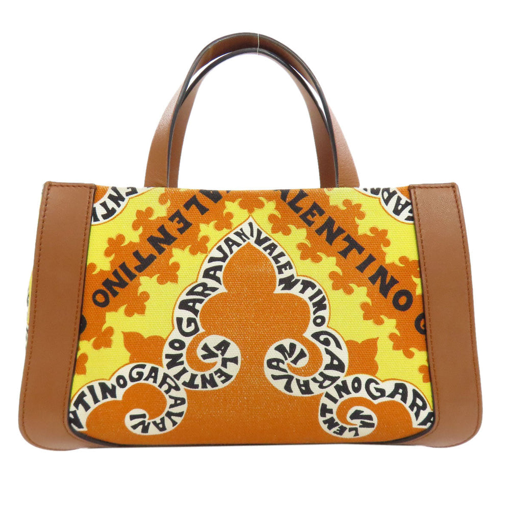 RaimondoValentino Handbag canvas multicolor V logo mini bandana print 2WAY Women Used Authentic
