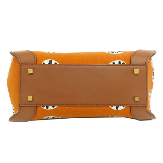 RaimondoValentino Handbag canvas multicolor V logo mini bandana print 2WAY Women Used Authentic