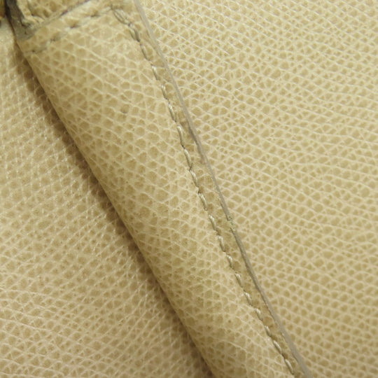 Furla Tote Bag leather beige Double fastener Women Used Authentic