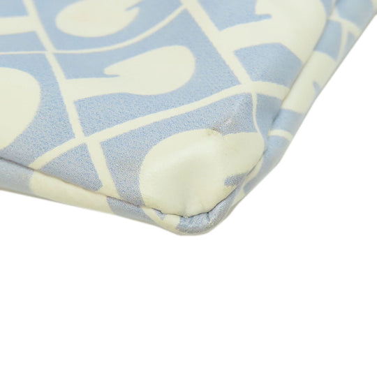 GHERARDINI Shoulder Bag Polyester, polyurethane coating white Logo motif softy Women Used Authentic